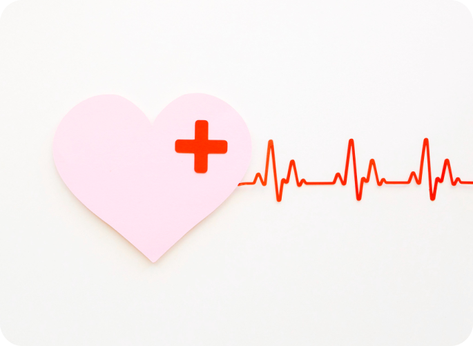 Visual guide to cardiac risk factors for echocardiogram screening, including chest pain, heart murmur, and hypertension.